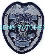 TEXAS,LIBERTY POLICE BADGE PATCH 1_wm
